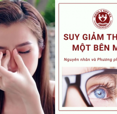 Suy giảm thị lực một bên mắt: Nguyên nhân và phương pháp điều trị 